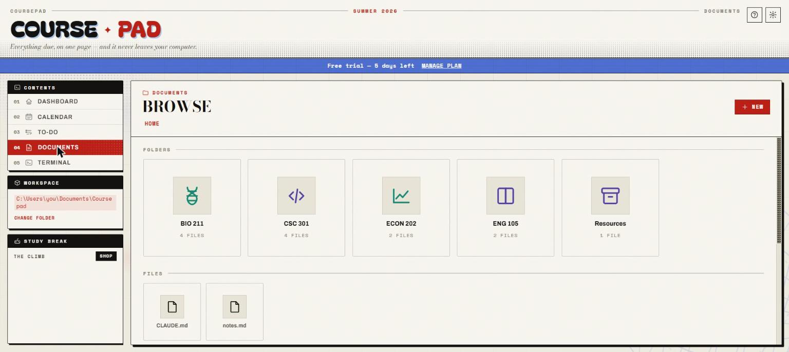 Document library with folder tiles